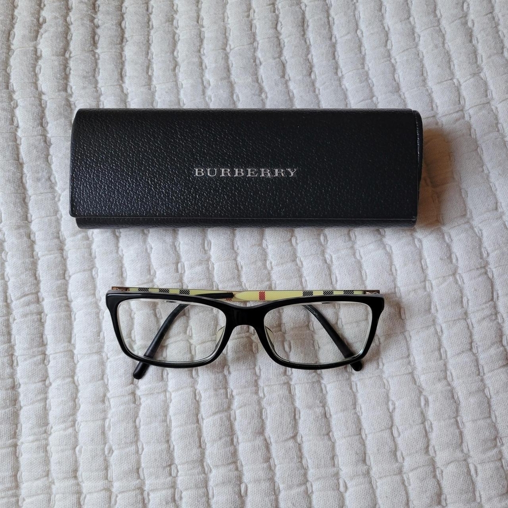 Burberry Black Glasses with Case